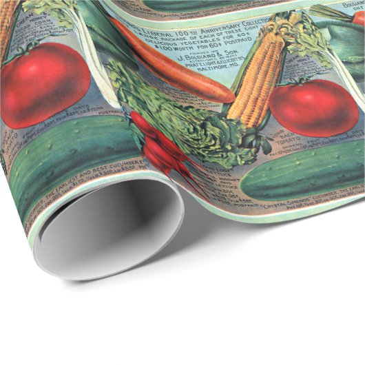  groenten cadeaupapier (Rol Hoek)