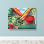 groenten canvas afdruk (Insitu (Houten vloer))