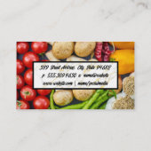 Groenten | Culinair Visitekaartje (Achterkant)