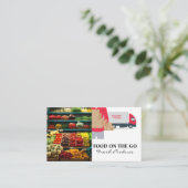 Groenten | Diensten voor voedselbezorging Visitekaartje (Staand voorkant)