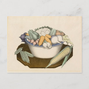 Groenten door Grant Wood Briefkaart