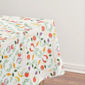 Groenten en flessen Foodie Hip Tafelkleed (Voorbeeld)