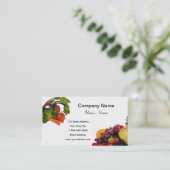 Groenten en fruit 2 Visitekaartje (Staand voorkant)