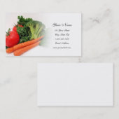 Groenten en fruit 4 Visitekaartjes (Voorkant / Achterkant)