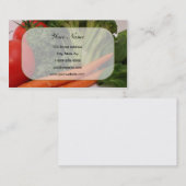 Groenten en fruit - 5 Visitekaartje groenten (Voorkant / Achterkant)