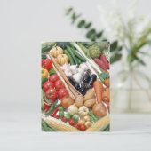 Groenten en fruit 6 briefkaart (Staand voorkant)