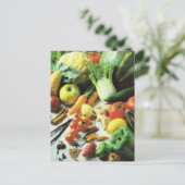 Groenten en fruit, alle soorten groenten briefkaart (Staand voorkant)