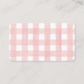 Groenten en fruit Baby shower Luierraffel Informatiekaartje (Achterkant)