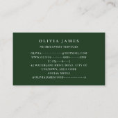 Groenten en fruit Boer Voeding Diëtist Visitekaartje (Achterkant)