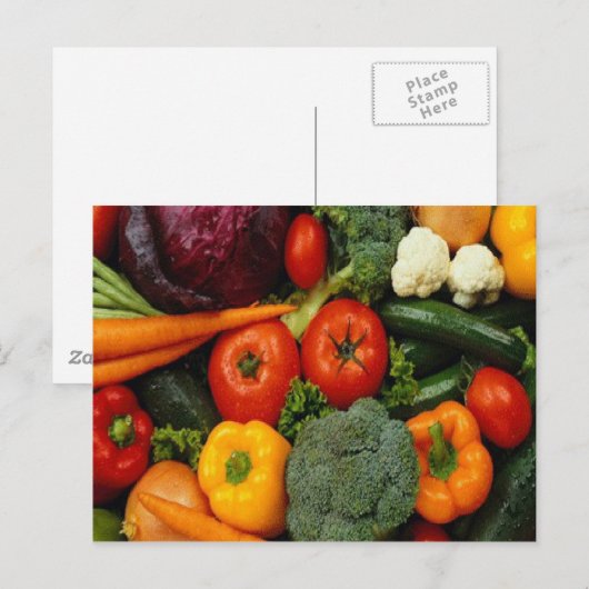 GROENTEN EN FRUIT BRIEFKAART (Voorkant / Achterkant)