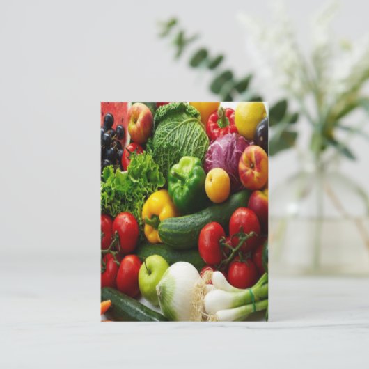 GROENTEN EN FRUIT BRIEFKAART (Staand voorkant)