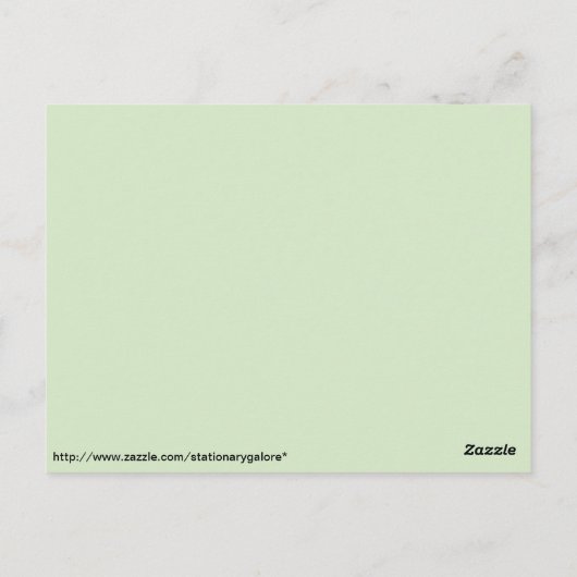 Groenten en fruit briefkaart (Achterkant)