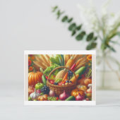 Groenten en fruit, briefkaart (Staand voorkant)