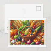 Groenten en fruit, briefkaart (Voorkant / Achterkant)