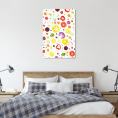 Groenten en fruit canvas afdruk (Insitu (Slaapkamer))