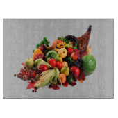 Groenten en fruit Cornucopia Snijplank (Voorkant)