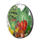 groenten en fruit dartbord (Voorkant Rechts)