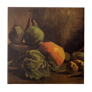 Groenten en Fruit door Vincent van Gogh Tegeltje
