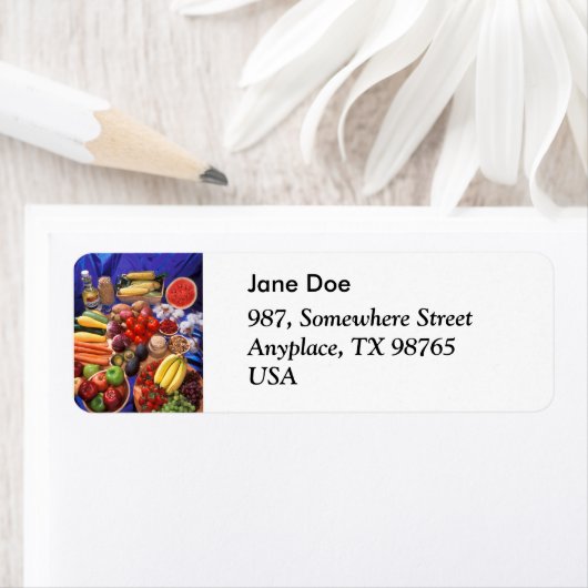 Groenten en fruit etiket (Insitu)