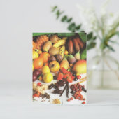 Groenten en fruit, exotische vruchten briefkaart (Staand voorkant)