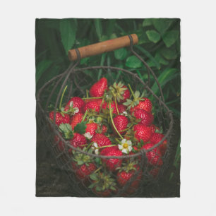 groenten en fruit fleece deken