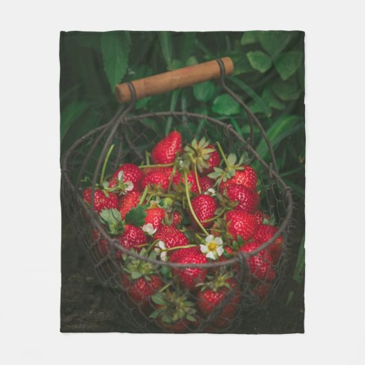 groenten en fruit fleece deken (Voorkant)
