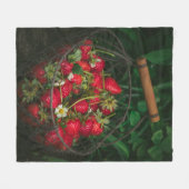 groenten en fruit fleece deken (Voorkant (Horizontaal))