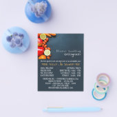 Groenten en fruit, Groenmolen, Adverteren Flyer (Enkel)