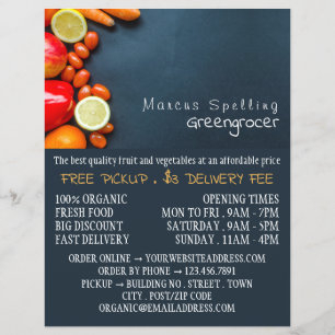 Groenten en fruit, Groenmolen, Adverteren Flyer