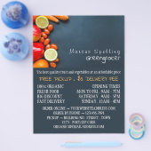 Groenten en fruit, Groenmolen, Adverteren Flyer (Enkel)