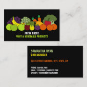 Groenten en fruit, groenteboeren Visitekaartje (Voorkant / Achterkant)