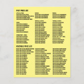 Groenten en fruit, groenvoedergewassen, Adverteren Flyer (Achterkant)