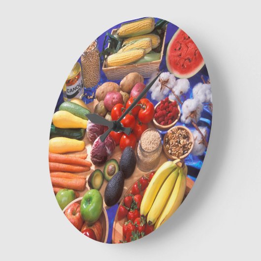 Groenten en fruit grote klok (Hoek)