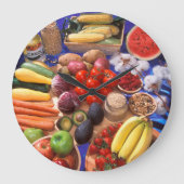 Groenten en fruit grote klok (Voorkant)