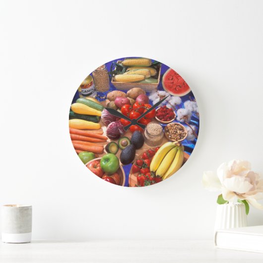 Groenten en fruit grote klok (Huis)