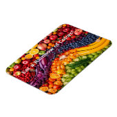 Groenten en fruit Herinnering voor gezonde voeding Magneet (Linkerzijde)