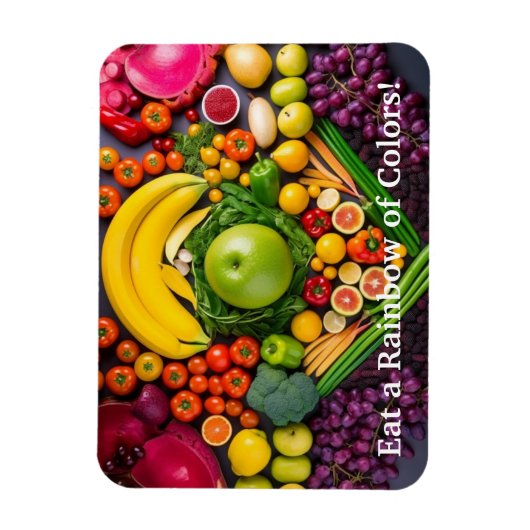 Groenten en fruit Herinnering voor gezonde voeding Magneet (Verticaal)