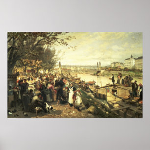 Groenten en fruit in Schazel Poster