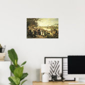 Groenten en fruit in Schazel Poster (Thuiskantoor)