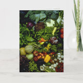 Groenten en fruit kaart (Voorkant)