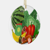 groenten en fruit keramisch ornament (Rechts)