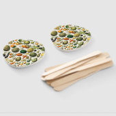 Groenten en fruit Keramische Tegel Handwaaier (Niet-gemonteerd)