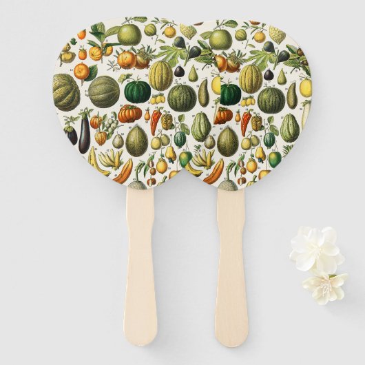 Groenten en fruit Keramische Tegel Handwaaier (Voorkant en achterkant)