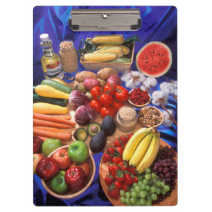 Groenten en fruit klembord