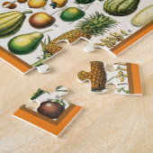 Groenten en fruit legpuzzel (Zijkant)