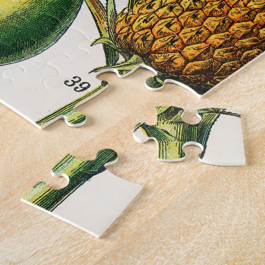 Groenten en fruit legpuzzel (Zijkant)