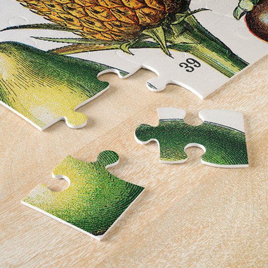 Groenten en fruit legpuzzel (Zijkant)