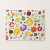 Groenten en fruit legpuzzel (Horizontaal)