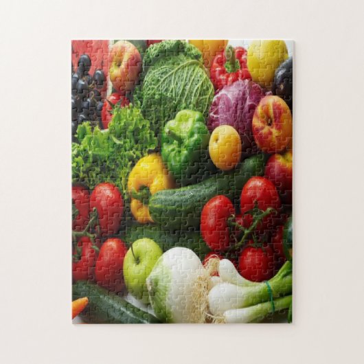 GROENTEN EN FRUIT LEGPUZZEL (Verticaal)