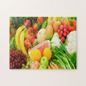 Groenten en fruit Lovers Jigzaag Puzzle Legpuzzel (Horizontaal)